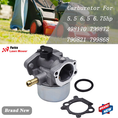 #ad #ad Carburetor For Briggs amp; Stratton 5.5 6.5 6.75hp 498170 799872 790821 799868 Carb $8.32