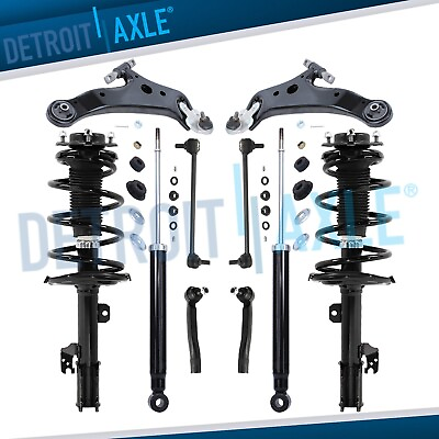 #ad Front Struts amp; Spring Lower Control Arms Rear Shocks for 2011 2014 Toyota Sienna $269.89