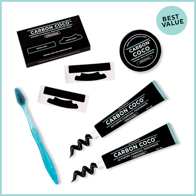 #ad #ad Carbon Coco Natural Teeth Whitening Activated Charcoal Ultimate Carbon Kit $59.99