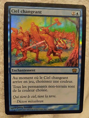 #ad Magic the Gathering SHIFTING SKY FRENCH FOIL GOOD 8th Edition 2003 Rare WOTC $54.78