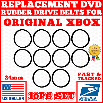 #ad 10PC Replacement Belt Rubber DVD Disk Drive for Original Xbox Samsung SDG 605 $7.95