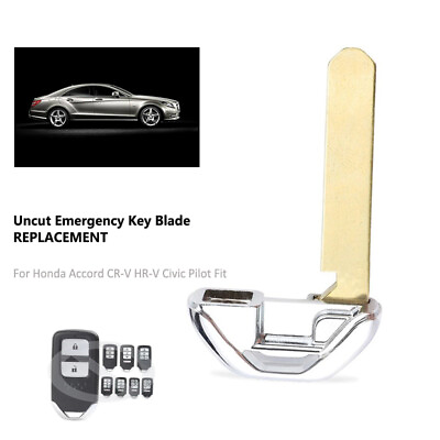 For Honda Replacement Blade Insert Uncut Blank Emergency Smart Key Remote $5.94