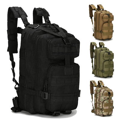 #ad 30L Outdoor Military Molle Tactical Backpack Rucksack Camping Hiking Travel Bag $19.99