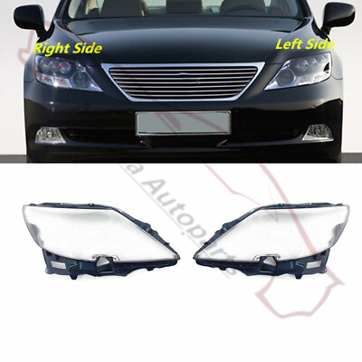 #ad A Pair Front Headlight Lens CoverSeal Glue For Lexus LS460 2007 2009 LHRH $185.39