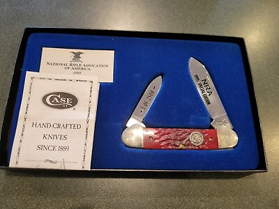 #ad Rare Vintage 1995 Limited Edition Case NRA Knife #2053 $249.95