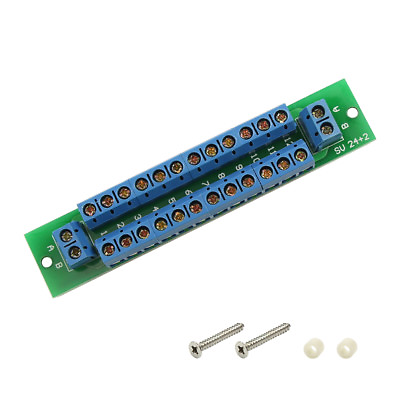 #ad 1X Power Distribution Board 2 Inputs 13 pairs Outputs for DC AC Voltage PCB007 $6.99
