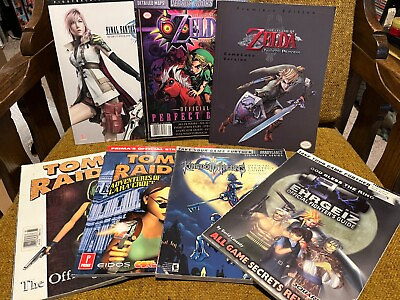 #ad Video Game Strategy Guides pick amp; choose Zelda Tomb Raider PS1 PS2 Gamecube $5.00