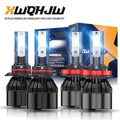 #ad For Scion XB 2008 2015 Combo 9005 H11 LED Headlight Bulbs High Low Beam 6000K A $24.99