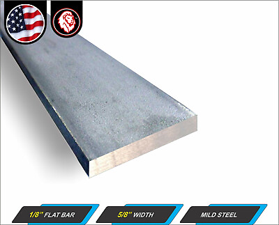 #ad #ad 1 8quot; x 5 8quot; Flat Metal Bar Metal Stock Mild Steel 5 1 2quot; long $1.25