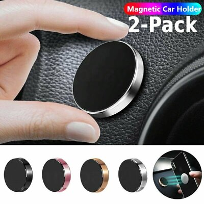 #ad 2 Pack Universal Magnetic Car Mount Cell Phone Holder Stand Dashboard For iPhone $5.19