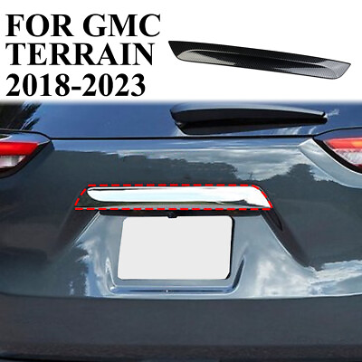 #ad Carbon Fiber Exterior Rear tailgate Decorative Strip Cover Trim for GMC Terrain $39.99