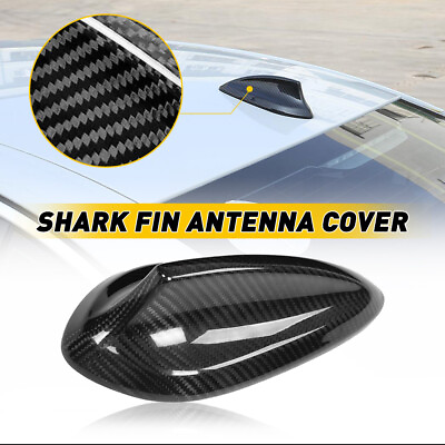 #ad Carbon Fiber Antenna Cover Cap Decor Accessories For BMW F30 F22 F32 F36 F80 $18.90