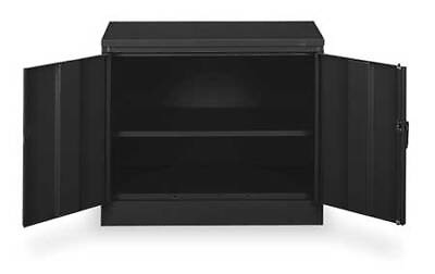 #ad Tennsco 1430 Black 24 Ga. Ga. Carbon Steel Storage Cabinet 36 In W 30 In H $291.99