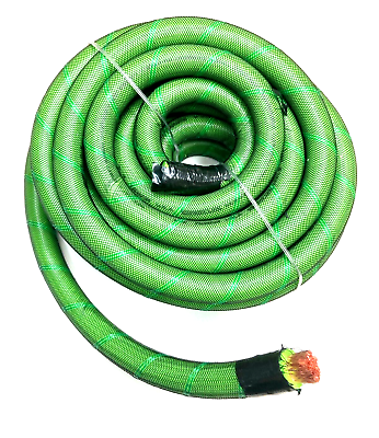 0 Gauge 10ft GREEN SNAKESKIN Power OFC Wire Strand Copper Marine Cable 1 0 AWG $49.90