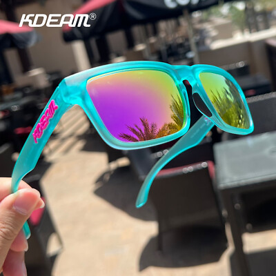 #ad KDEAM Square Polarized Sunglasses Men#x27;s Women Sports Driving UV400 Shade Glasses $11.99