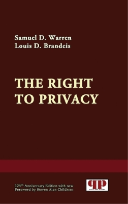 #ad Samuel D Warren Louis D Brandeis The Right to Privacy Hardback $28.88