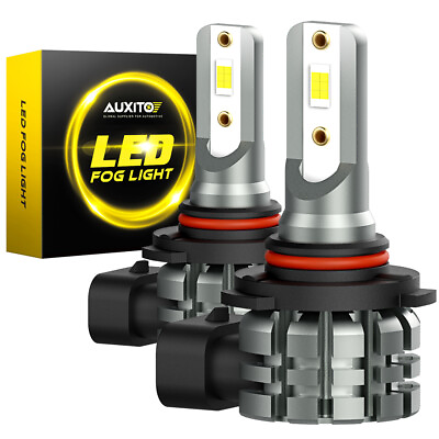 #ad AUXITO ERROR FREE 9006 HB4 LED Fog Light Bulb 6000K Cool White Fanless Wireless $17.47