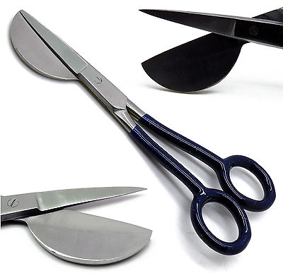 #ad Duckbill Blue Scissors 6quot; Carpet Nipping Cutting Working Sharp End 2quot; New Tools $9.99