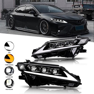 #ad New LED Headlights For Toyota Camry XSE XLE TRD SE LE 2018 2023 Clear Head Light $539.00