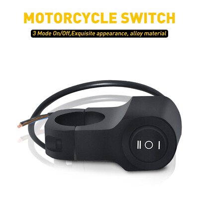 #ad Motorcycle ATV Handlebar Headlight Fog Spot lights On Off Switch Universal 22mm $11.39