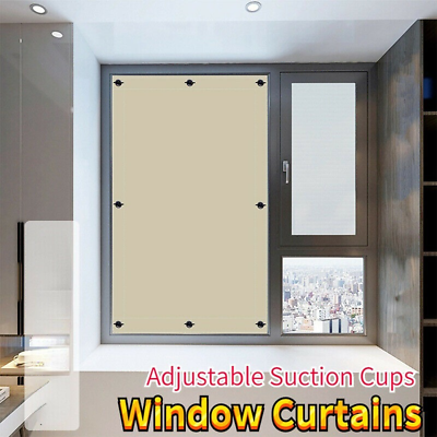 #ad 2xWindow Blackout Curtain Sunshade Privacy Blinds Adjustable Suction Cups Supply $51.65