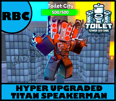 #ad HYPER UPGRADED TITAN SPEAKERMAN ROBLOX TTD CHEAP UNIT $10.59