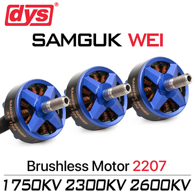 #ad DYS Wei 2207 Brushless Motor 1750KV 2300KV 2600KV For RC FPV Racing Drone $13.91