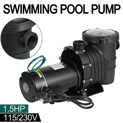 #ad 1.5HP Hayward Swimming Pool Pump Motor In Above Ground w Strainer Filter Basket $139.90