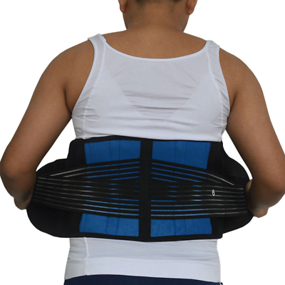 #ad 6XL Adjustable Back Belt Lumbar Back Support Brace Pain Relief For Men Women $33.16