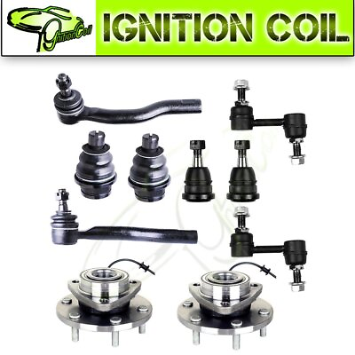 #ad 10* Suspension Parts amp; Front Wheel Bearings For 2004 2005 2006 Nissan w ABS $137.71