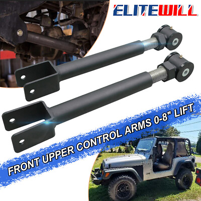 #ad Front Upper Control Arms 0 8quot; Lift For 1984 2001 Jeep Cherokee XJ 2WD 4WD STEEL $71.02