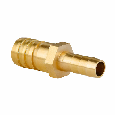 #ad #ad Quickun Brass Hose Barb Reducer 3 4quot; to 3 8quot; Barbed Reducer Fitting Reducing for $20.44