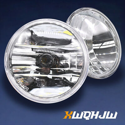 #ad 2x Round LED Fog Lights For 2007 2014 Chevy Tahoe Avalanche Suburban GMC Chrome $64.99