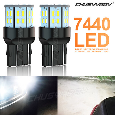 #ad 2X 7440 7443 LED Backup Reverse Light Bulb White for Subaru Forester 2009 2013 $5.99