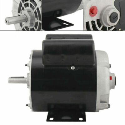 #ad 2 HP SPL Compressor Duty Electric Motor 3450 RPM 56 Frame 5 8quot; Shaft 115 230V US $122.55