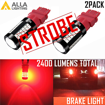 #ad Alla STROBE Brake Light Parking Side Marker Tail Turn Signal Halogen Convert LED $19.98