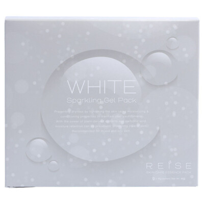 #ad REISE White Sparkling Gel Pack Carbonated Mask Skin Care 3 or 9 Pouch 10g JAPAN $144.99
