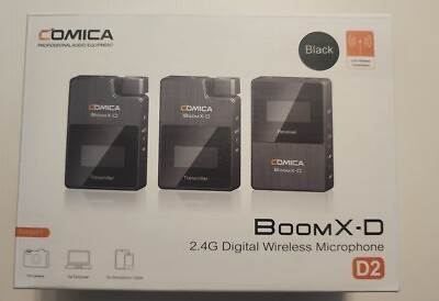 #ad COMICA BoomX D D2 2.4G Digital Trigger Wireless Microphone Transmitter Receiver $143.96