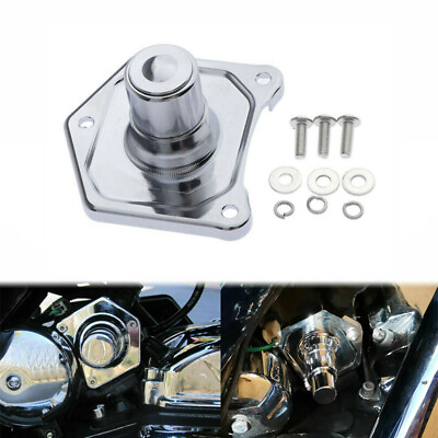 #ad Chrome Solenoid Cover Push Button Starter Aluminum For Harley Twin Cam EVO Dyna $17.15