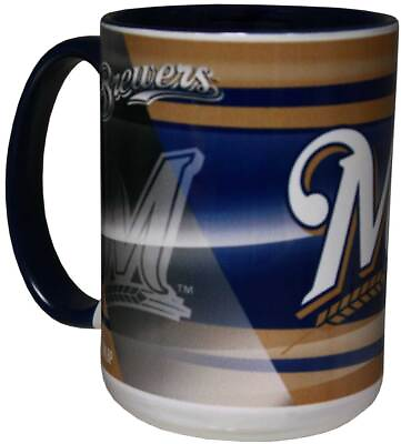 #ad Milwaukee Brewers 15oz Inner Color Shadow Mug $18.99