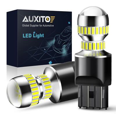 #ad 2x White 7443 7440 LED Tail Brake Stop Reverse Turn Signal Light Bulbs US AUXITO $13.29