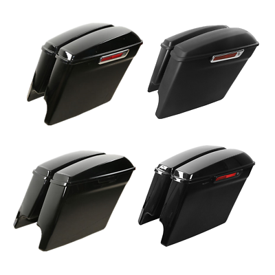 #ad 5quot; Stretched Extended Saddlebags Saddle Bags For Harley Touring Road Glide 14 23 $239.99