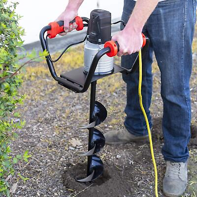 #ad XtremepowerUS 1500W Electric Post Hole Digger Auger Digging With 6quot; Auger Bit $159.99