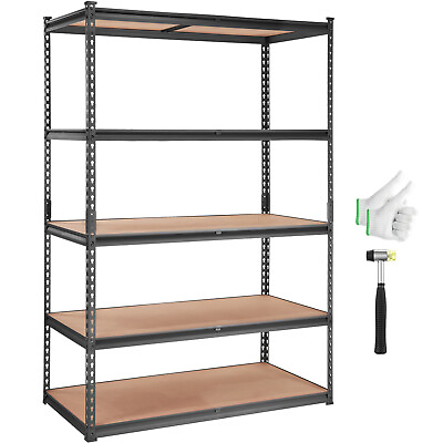 #ad VEVOR Storage Shelving Unit Garage Storage Rack 5 Tier Adjustable 2000 lbs Load $110.99