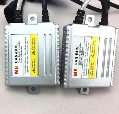 #ad 2X 35W CANBUS HID XENON BALLAST PAIR REPLACEMENT NO ERROR FAULT CODE FLICKER $79.00