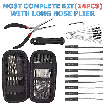 #ad #ad 14 PCS Carburetor Adjustment Tool Kit for Common 2 Cycle Carburator Small Engine $12.95
