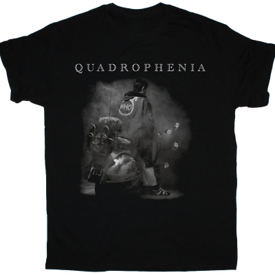 #ad The Who Quadrophenia 1973 Vintage Unisex Black Cotton T Shirt S 3XL $19.94