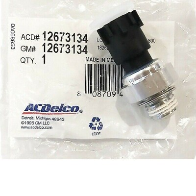 #ad AC Delco Engine Oil Pressure Sensor GM OEM 12673134 FREE SHIPPING FAST DELIVERY $24.99