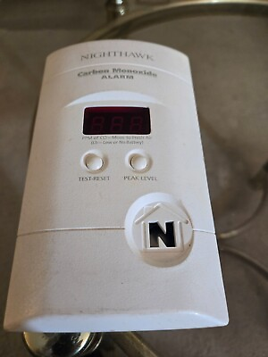#ad Nighthawk Carbon Monoxide Alarm Detector Plug in AC DC Model # KN COPP 3 $9.50