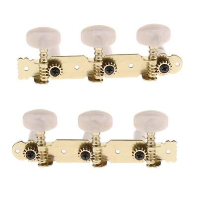 #ad 2 X Machine Head With Fixing Screws And Clamps Tuning For Electric Bass Guitar $10.73